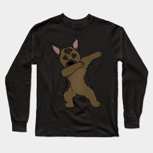 German Shepherd Dab Dance Funny Dabbing Long Sleeve T-Shirt